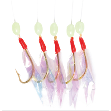 Eagle claw Eagle Claw Uretthane Aurora Wing Sabiki Rig ~ 5/string