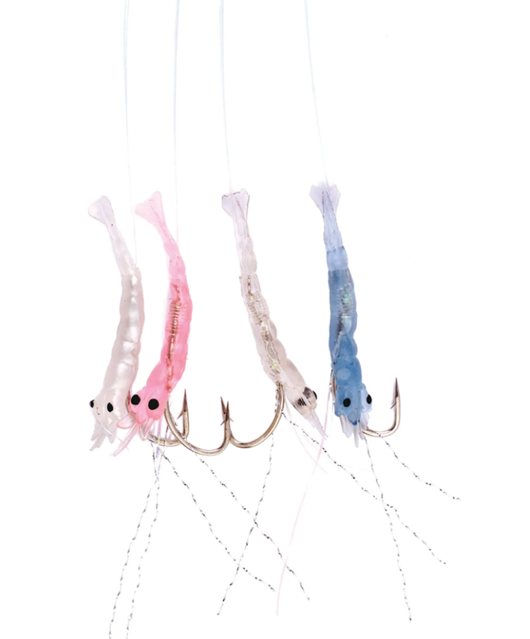 Eagle claw Eagle Claw Multi-Colored Shrimp Bait Rig ~ 4/string