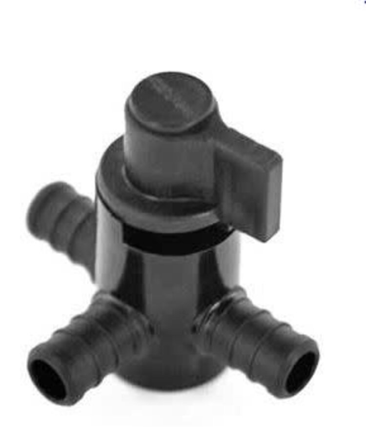 Esco Fresh Water By-Pass; EcoPoly; Water Heater By-Pass Valve; Three Way; 1/2 Inch PEX x 1/2 Inch PEX x 1/2 PEX; Polymer