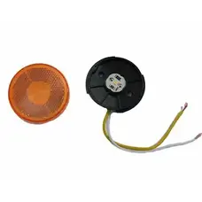 Optronics Light - Marker - Round - 2 1/2" - LED - Low Profile - Amber