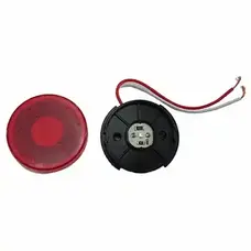 Optronics Light - Marker - Round - 2 1/2" - LED - Low Profile - Red