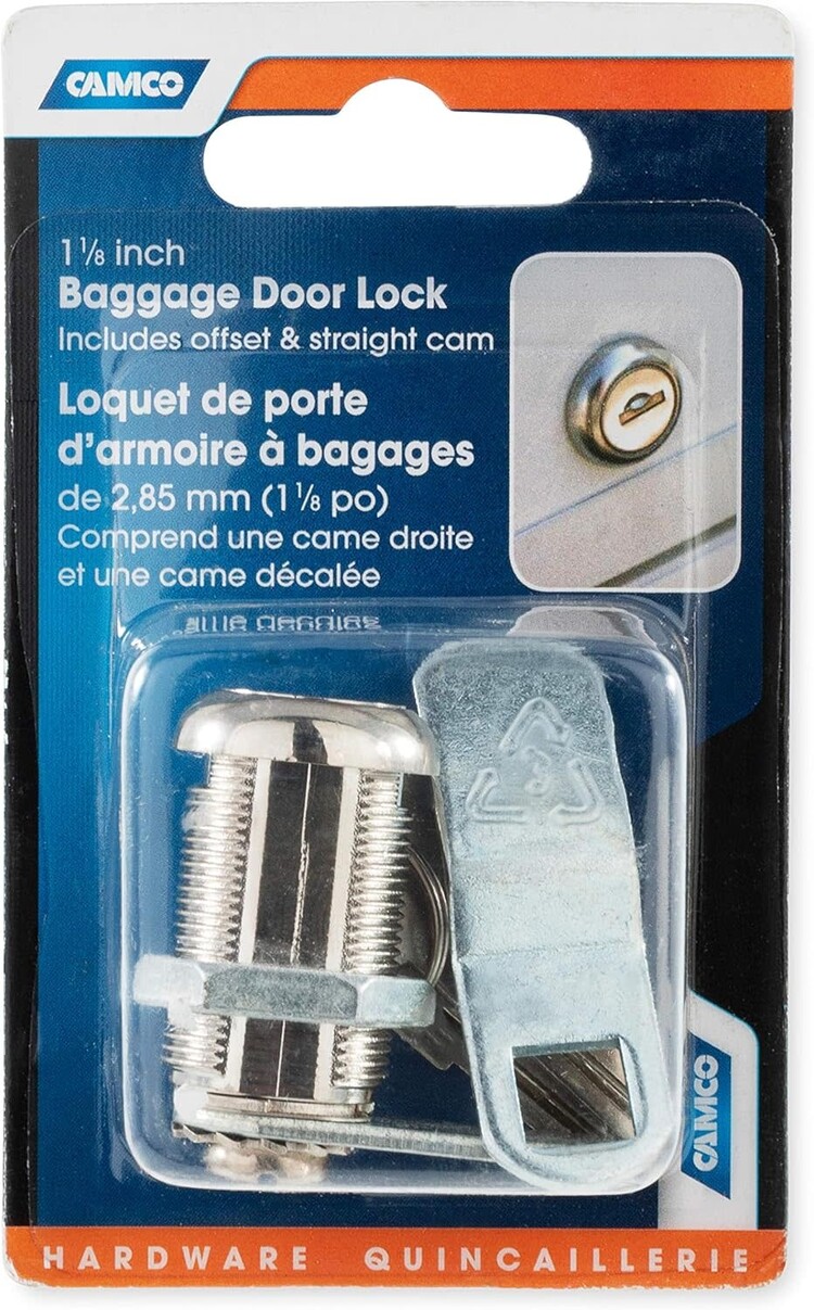 JR Products Baggage Door Lock 1 1/8'' (751 Key)
