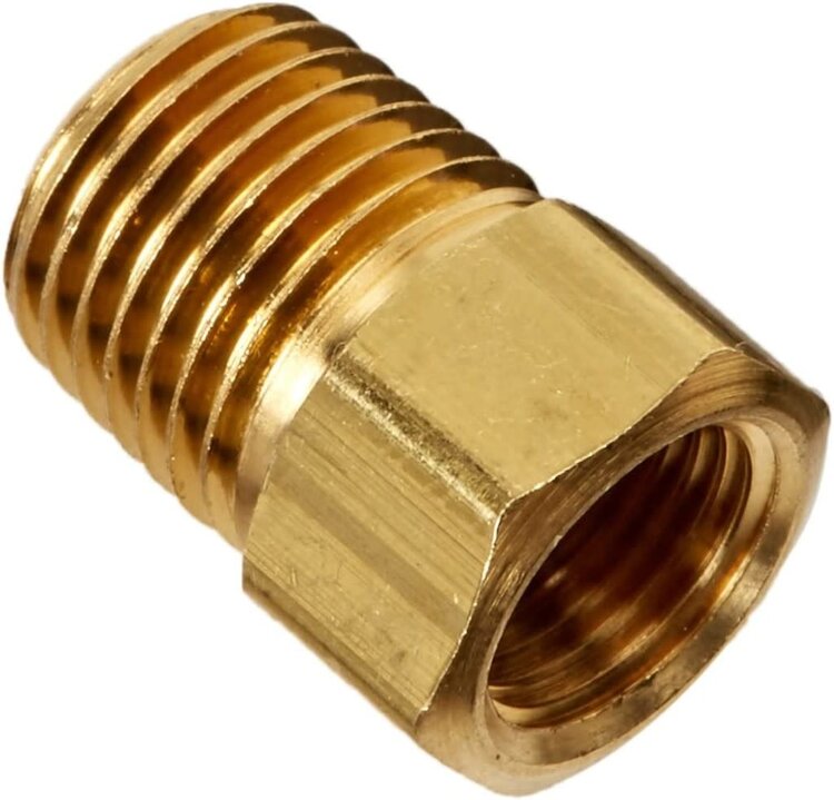 Fairview Fittings Regulator Adapter 1/4" Tube X 1/4" Male Pipe