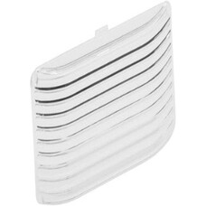 Porch Light Lens Flat Rectangular; Clear; Snap-In