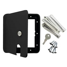 Valterra Electrical Cord Hatch; Electrical Hatch Black