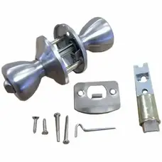 AP Products Door - Lock Set - Passage - w/Privacy Lock - Satin Nickel