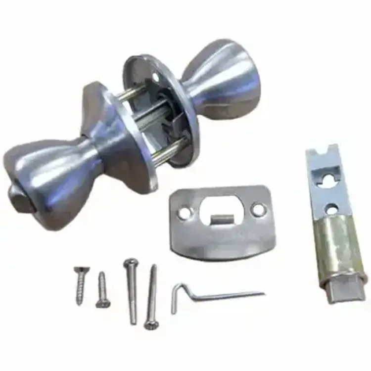 AP Products Door - Lock Set - Passage - w/Privacy Lock - Satin Nickel