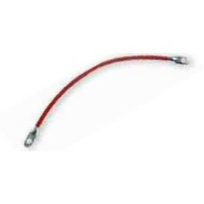 East Penn Battery Cable; Deka; Eyelet Terminal; Switch To Starter; Red Positive; Copper; 18 Inch Length; 2 Gauge