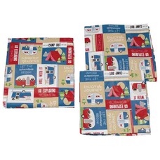 Lippert LIPPERT 3 PC PICNIC TABLE COVER SET-PATCHWORK PRINT