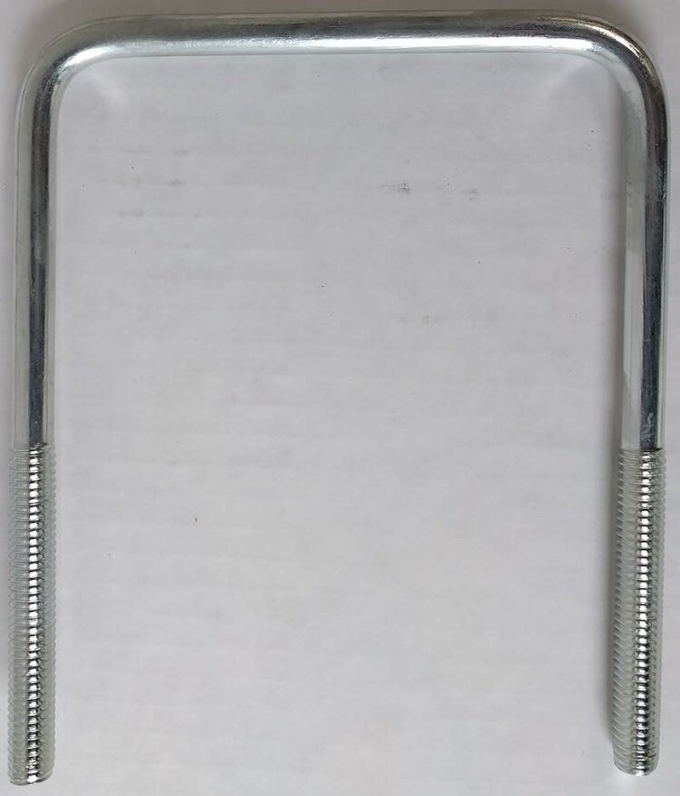 Brophy Spare Tire Carrier Hardware; Replacement U-Bolt For 4 Inch To 4-1/2 Inch Square Bumpers