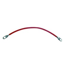 East Penn Battery Cable; Deka; Eyelet Terminal; Switch To Starter; Black Negative; Copper; 18 Inch Length; 2 Gauge