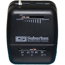 Thermostat heat only black