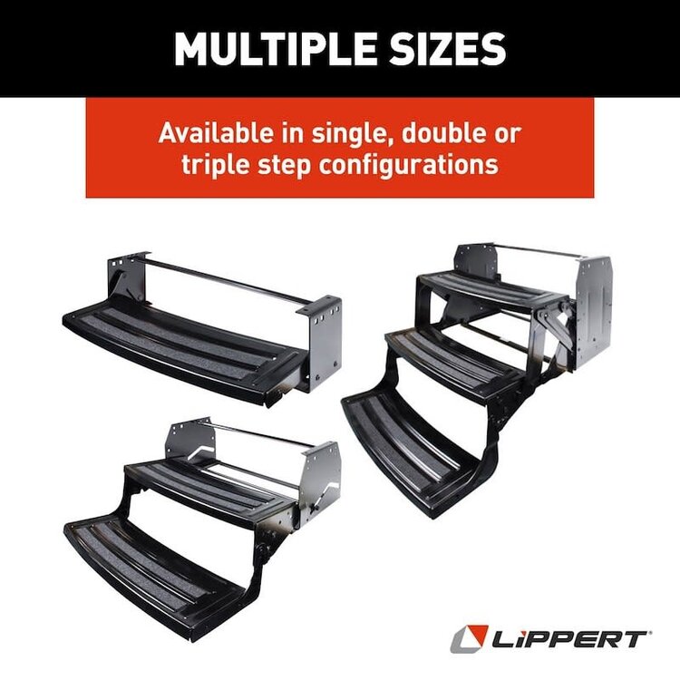 Lippert 24'' Double Radius Manual Step