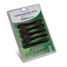 United Shade Black Window Shade Restringing Kit