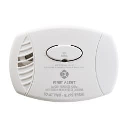 9V battery operated carbon monoxide alarm for RV and camper use