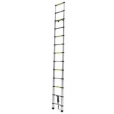 Lippert Utility Ladder; On-The-Go™; Vehicle Mounted Universal When Equipped With Ladder Receiver; Telescoping; 12 Foot 6 Inch Height