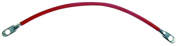 East Penn Battery Cable; Deka; Eyelet Terminal; Switch To Starter; Red Positive; Copper; 40 Inch Length; 2 Gauge