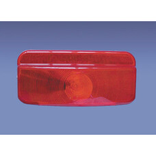 creative products Tail Light Assembly; Command ®; Incandescent; Red Lens; White With License Plate Bracket