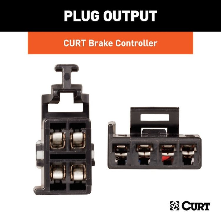 CURT Trailer Brake Control Wiring Harness; Allows Tekonsha Brake Controllers To Be Used With CURT Harnesses