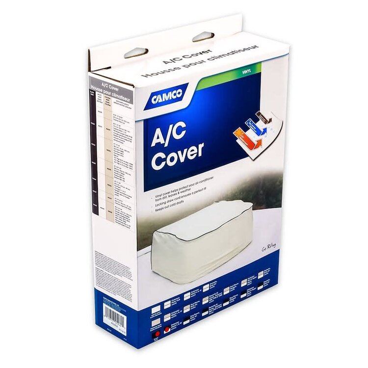 Camco A/C Cover Mach 1/2/3 White