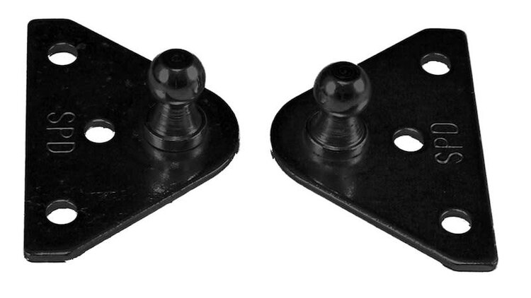 JR Products Flat Bracket Gas Prop