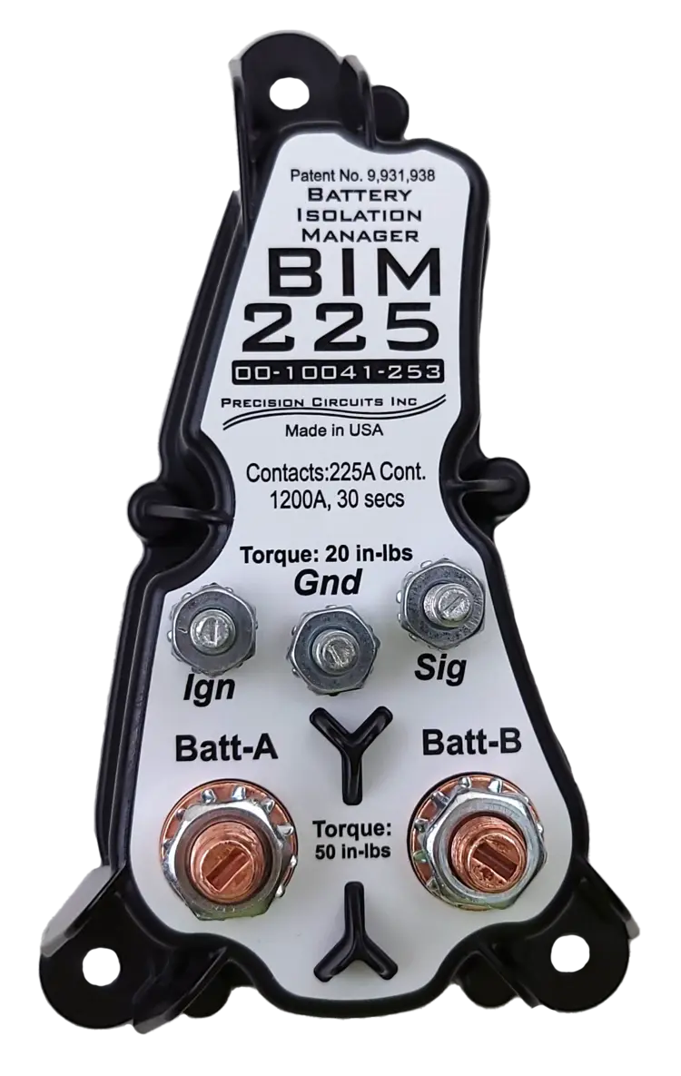Precision Circuits Battery Isolation Manager 225 Amps