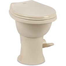 Dometic Bone Toilet; 410 Series; Standard Profile; 18 Inch Seat Height; Slow Close