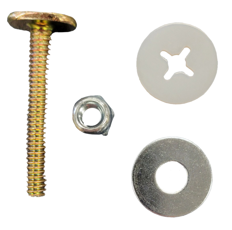 Sunrise Pipe and Suply Ltd Closet Toilet Bolts, Sold Individually