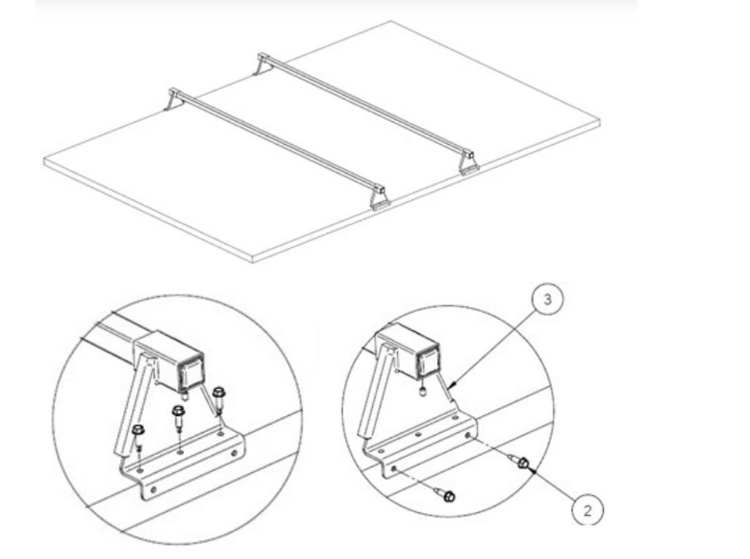 Arvika Roof Bar Kit 802 Series