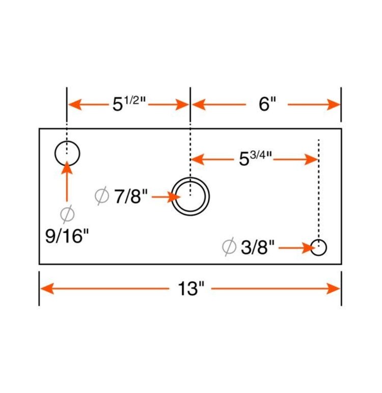 FRAMCO 8K 13" zinc industrial equalizer