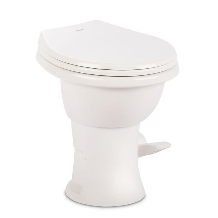 Dometic White 410 Dometic Toilet W/ Slow Close Lid