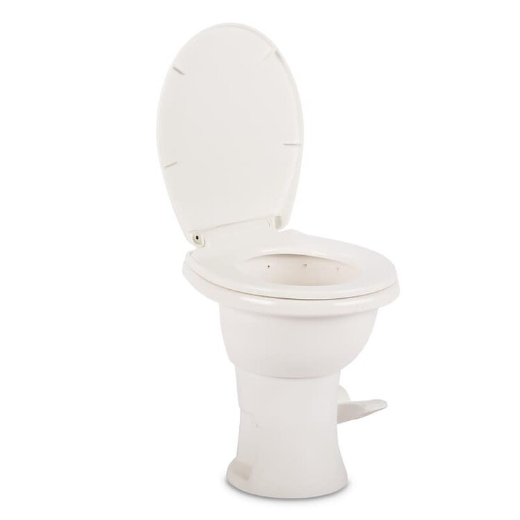 Dometic White 410 Dometic Toilet W/ Slow Close Lid