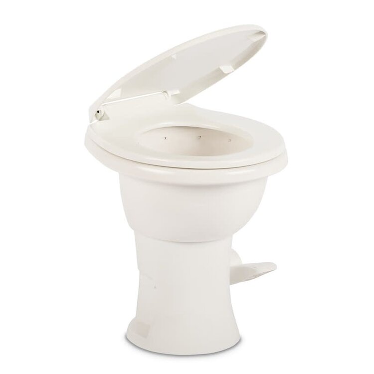 Dometic White 410 Dometic Toilet W/ Slow Close Lid