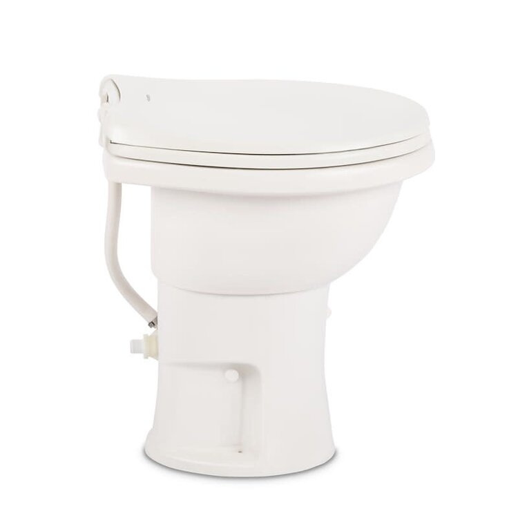 Dometic White 410 Dometic Toilet W/ Slow Close Lid