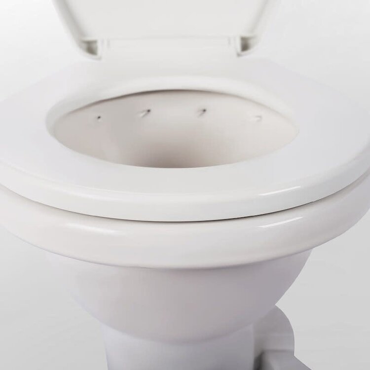 Dometic White 410 Dometic Toilet W/ Slow Close Lid