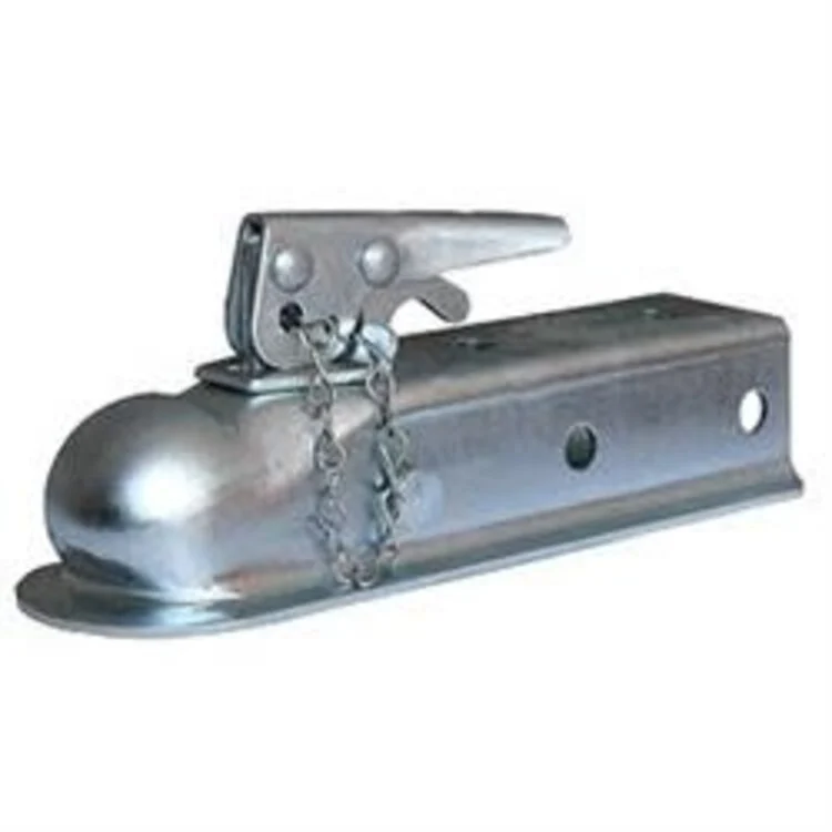 Straight-tongue trailer coupler