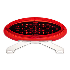 COMMAND TAIL LIGHT, LED RED OVAL SURFACE MOUNT, LICENSE BRACKET, W/REFLEX