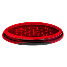 COMMAND Trailer Light; Command ®; Stop/ Turn/ Tail Light; LED Bulb; Elliptical Shape; Red; 9-1/2 Inch x 4 Inch x 1.1 Inch; With Reflex; Non-Submersible; Single