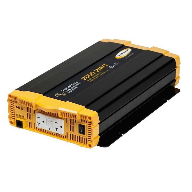 Go Power 2000 Watt Pure Sine Wave Inverter - cUL