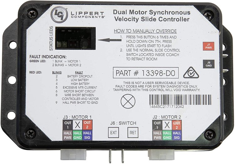 Lippert Schwintek controller in wall