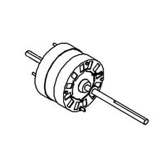 Air Conditioner Condenser Fan Motor; Replacement For Coleman Models 6633/ 46413; 5.12 Inch Diameter; Outside