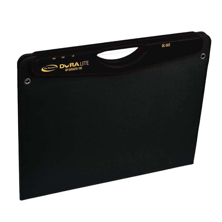 Go Power 100W / 4.5A Duralite Portable Solar Kit