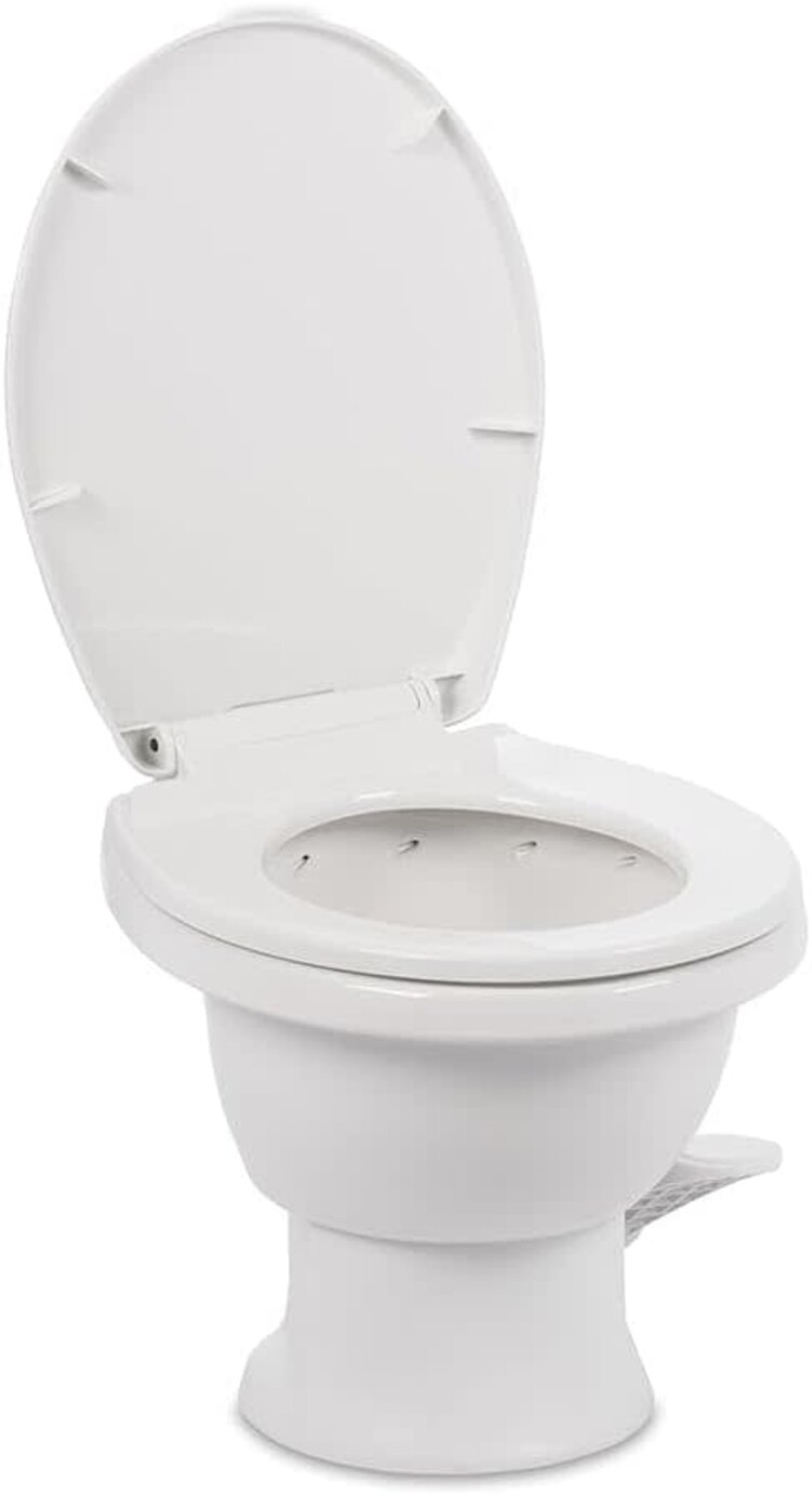 Dometic Dometic Model 411 Porcelain Bowl Low-Profile 13–5/8" white