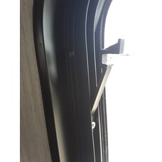 Custom Extrusions Window Clip Black Plastic