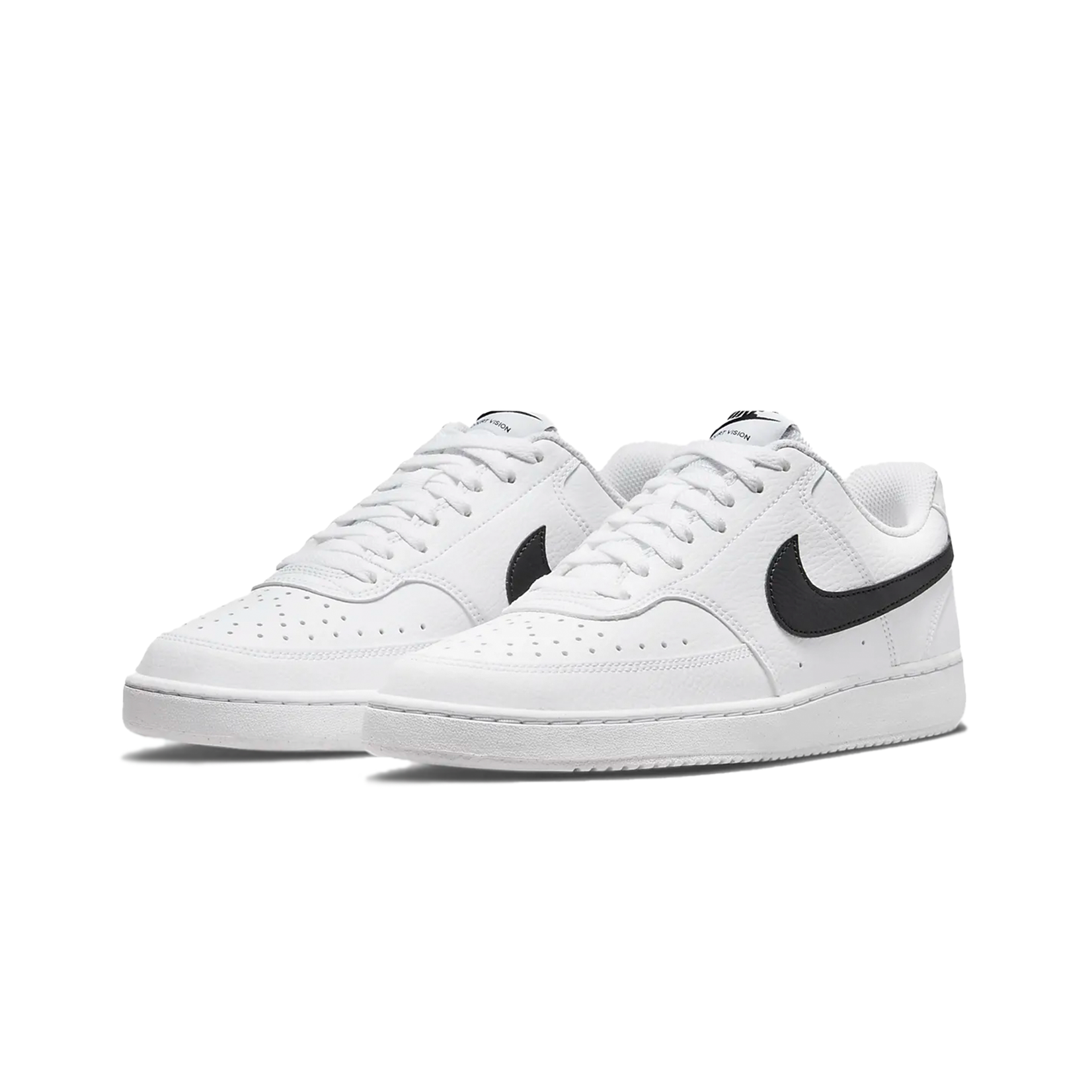 Nike Court Vision Low Next Nature - White/Black - Street Hope