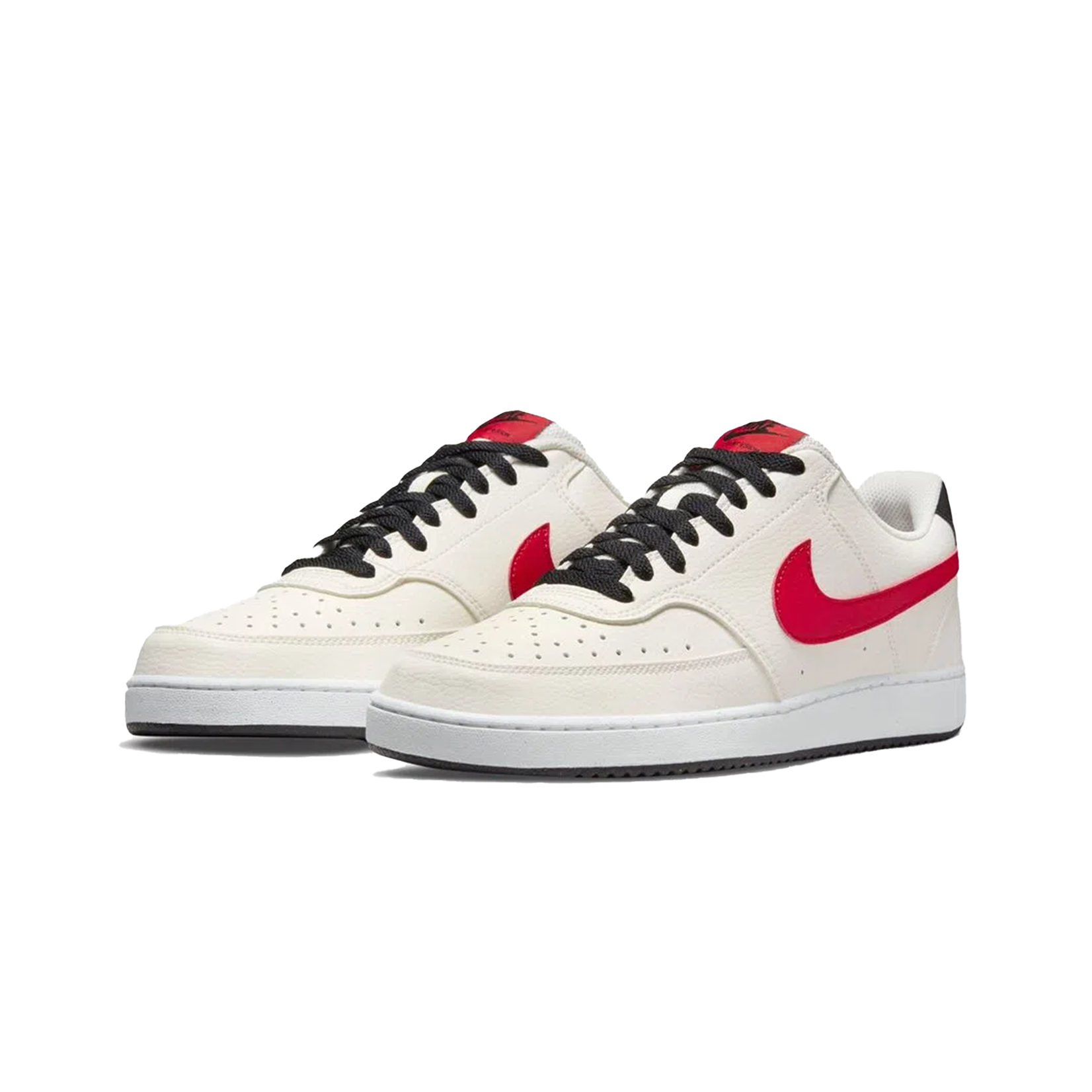 Nike Court Vision Low Next Nature - Sail/University Red/Black - Street Hope