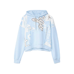 Jordan W Fleece AOP Hoodie Core - Celestine Blue