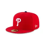 New Era Gorra New Era Philadelphia Phillies Authentic Collection 59FIFTY - Red / Navy