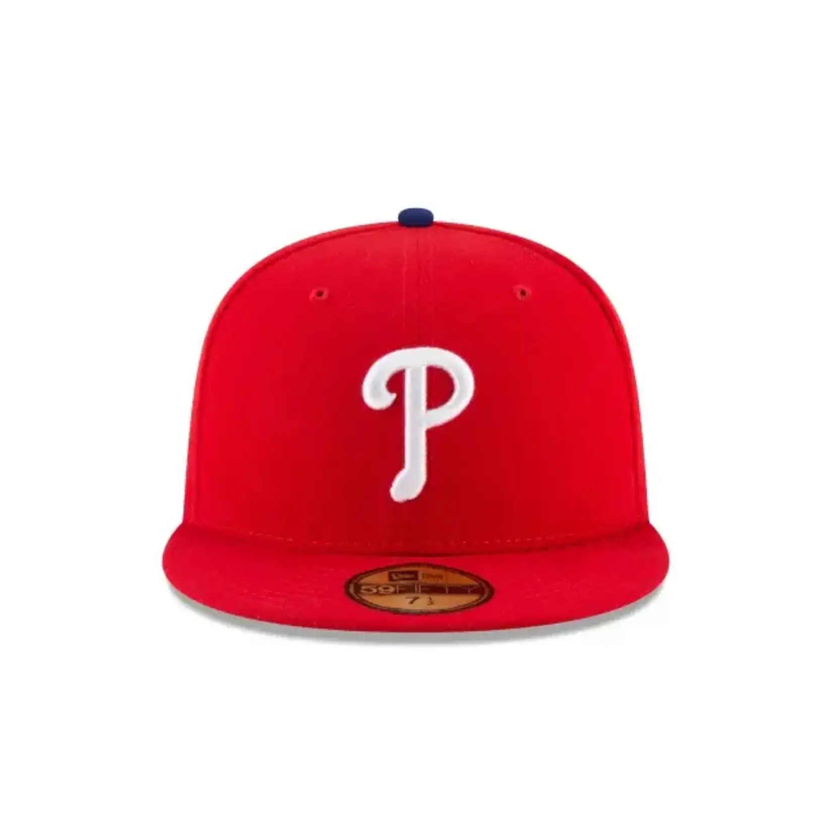 New Era Gorra New Era Philadelphia Phillies Authentic Collection 59FIFTY - Red / Navy
