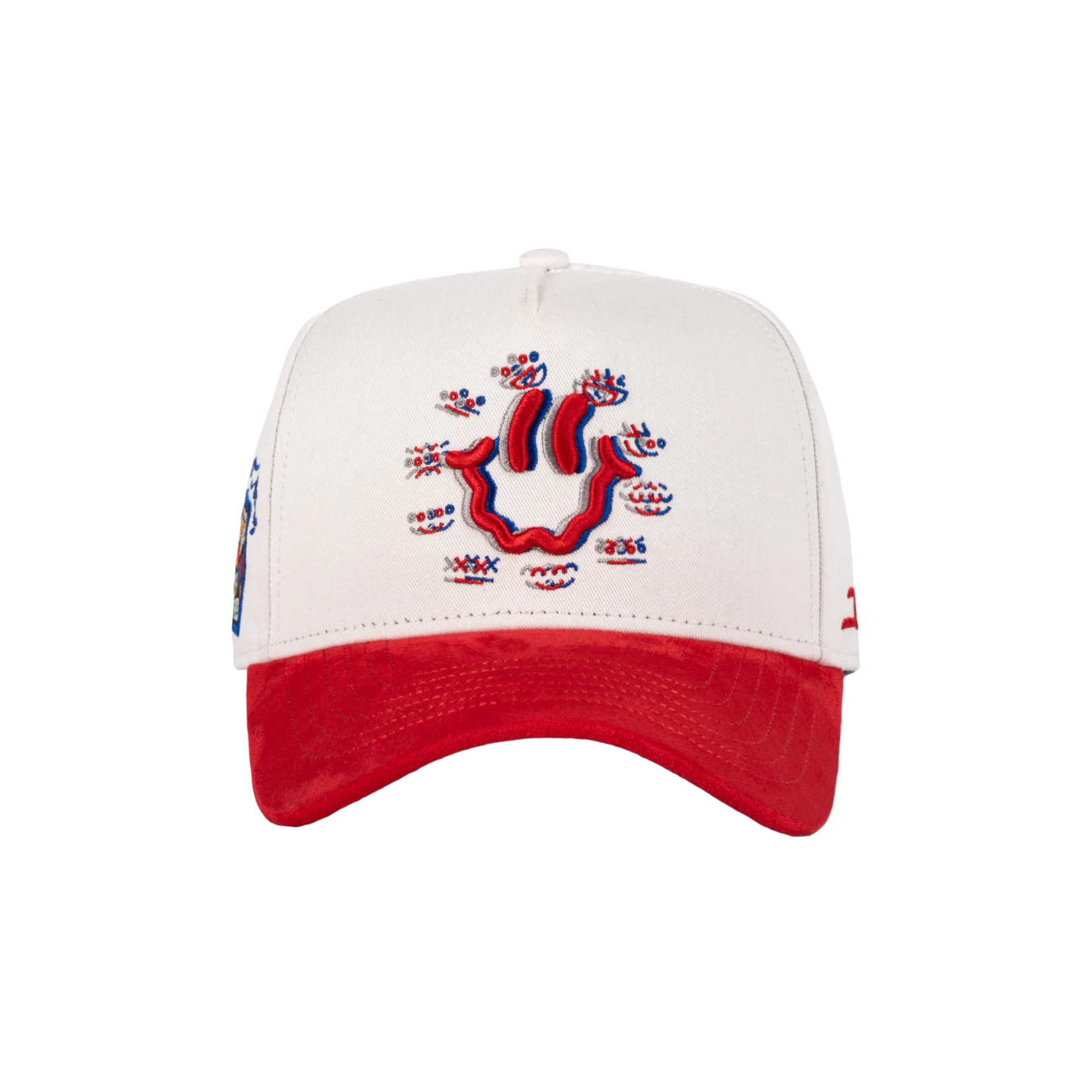 JC Hats Gorra JC Hats Happy Face - White / Red
